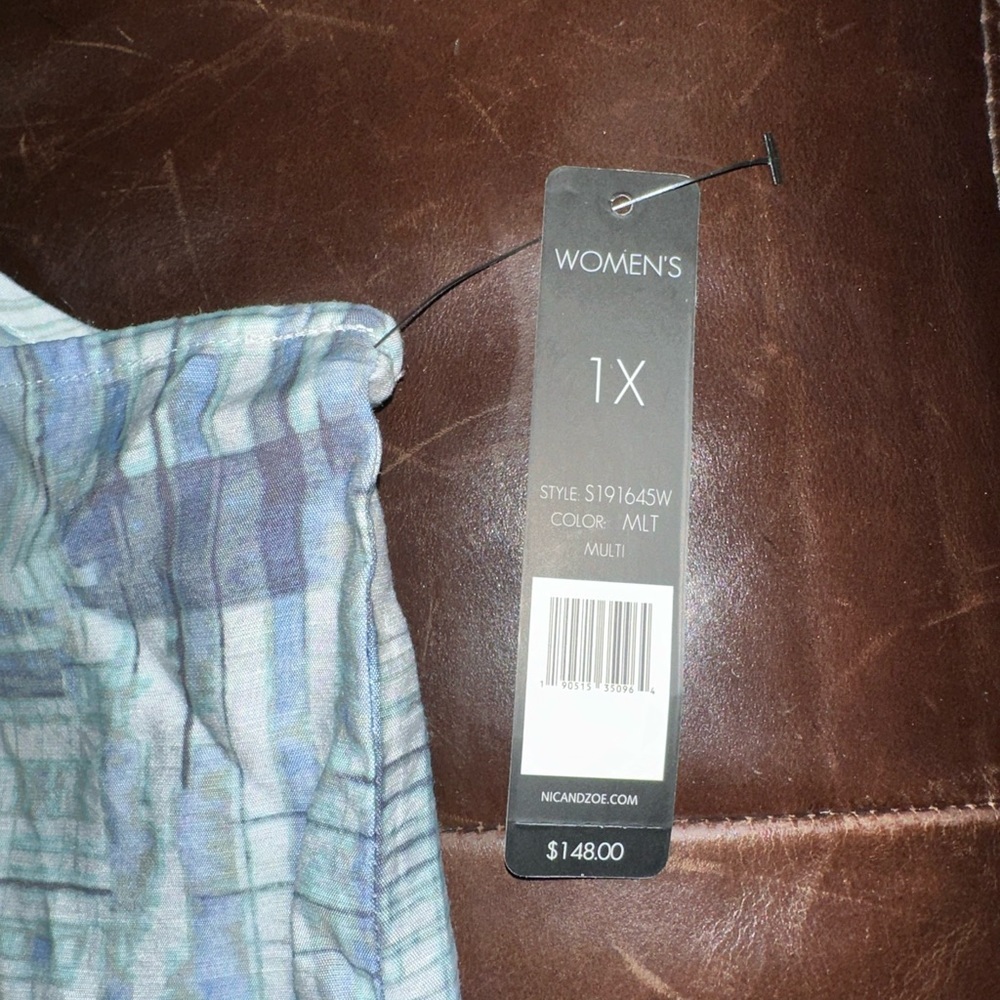 Nic + Zoe Multicolored Top 1x (S191645W) NEW with tags - Picture 4 of 4